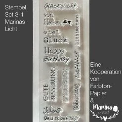 FarbTon - Stempel-Set Für Marinas Licht 3-1