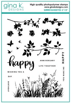 Gina K Designs - STAMPS- Summer Silhouettes