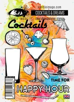 Visible Imgage Visible Image - Cocktails & Dreams Stamp Set