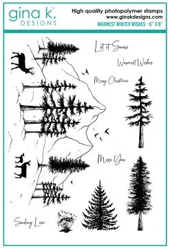Gina K Designs - STAMPS- Warmest Winter Wishes