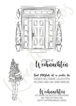 Kreativzeitlos - Weihnachtstür A5